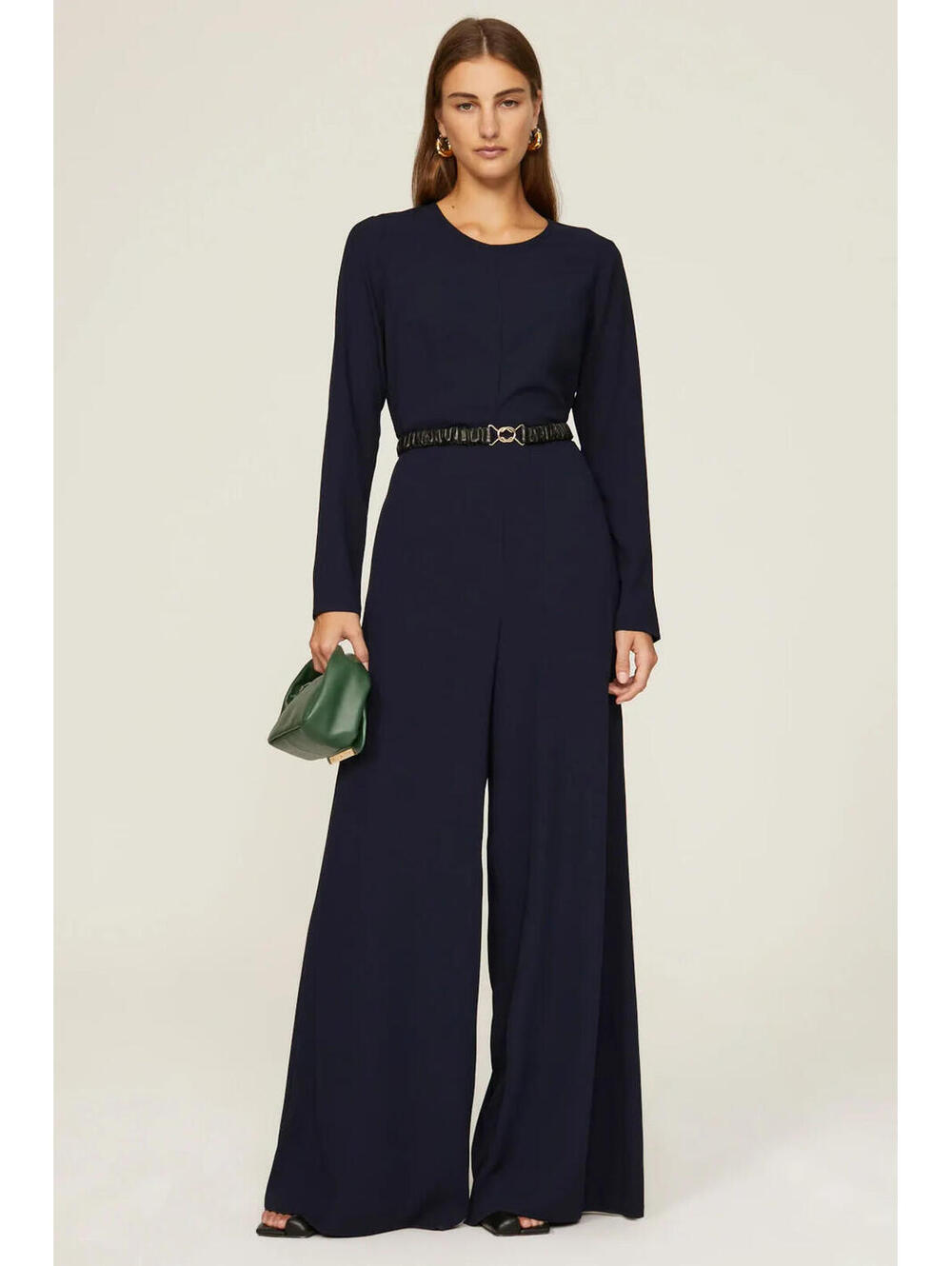 Adam Lippes x RTR Navy Blue Jumpsuit Size 4